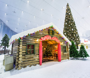 Hut in the snow