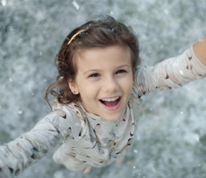 A girl Laughing