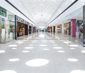 stores inside a mall